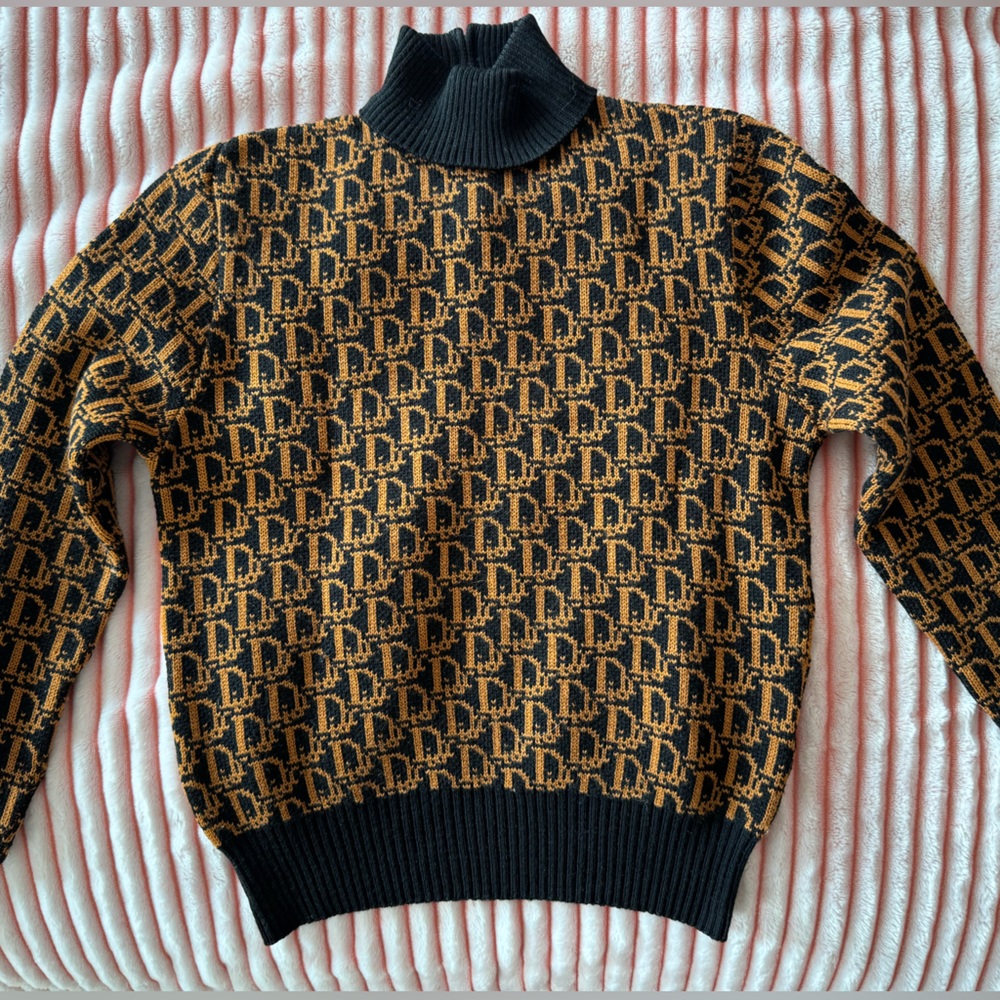 Dior Logo Turtleneck Sweater